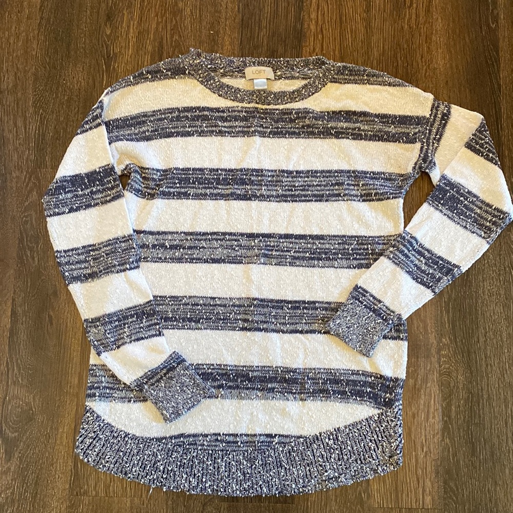 Loft women’s striped sweater